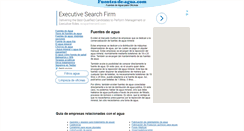 Desktop Screenshot of fuentes-de-agua.com