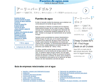 Tablet Screenshot of fuentes-de-agua.com